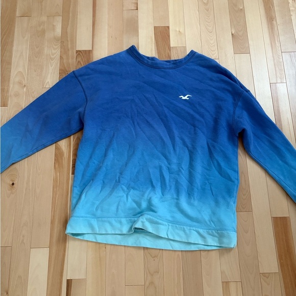 Hollister Blue Fleece-Lined Sweatshirt - Picture 1 of 4